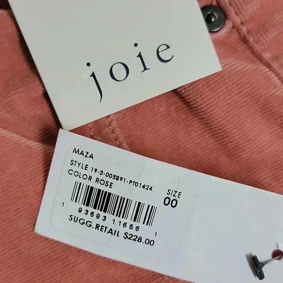 Joie Maza Rose Corduroy Cropped Pant - Picture 9 of 13